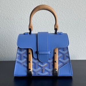 NEW RARE💙GOYARD💙2025 Limited Edition Iris Nano Saigon Bag